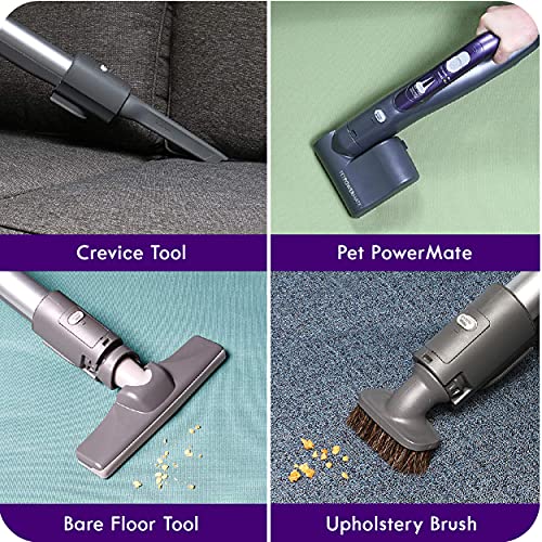 Kenmore Pet Friendly Lightweight Bagged Canister Vacuum Cleaner with Extended Telescoping Wand, HEPA, 2 Motors, Retractable Cord, and 4 Cleaning Tools, Blue