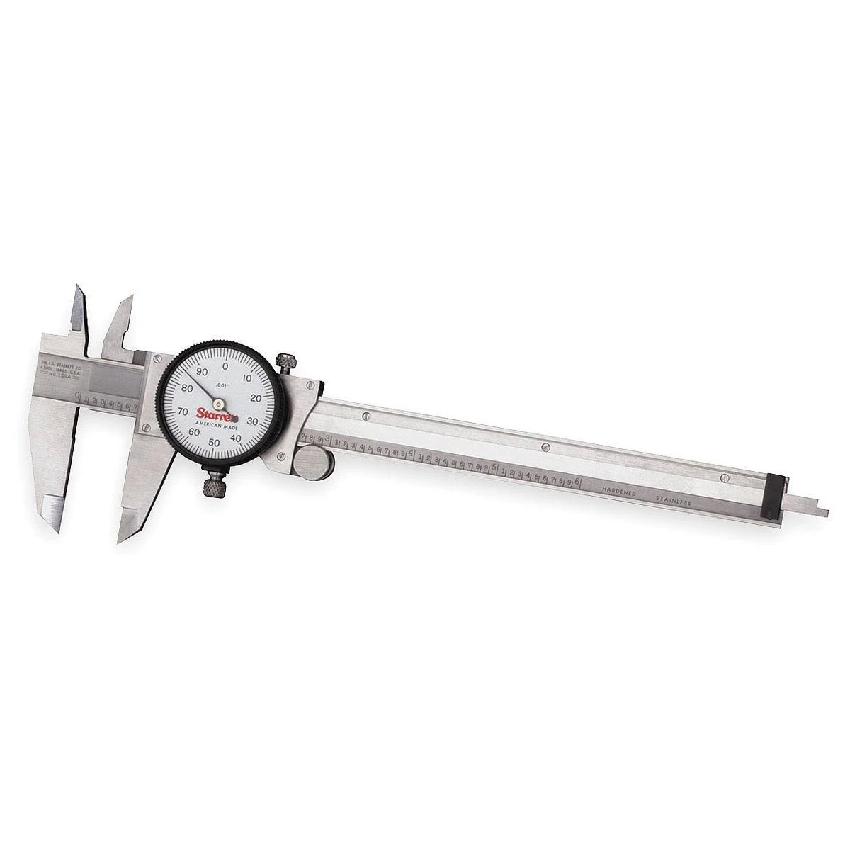Starrett Dial Caliper, 120Z-12 W/SLC
