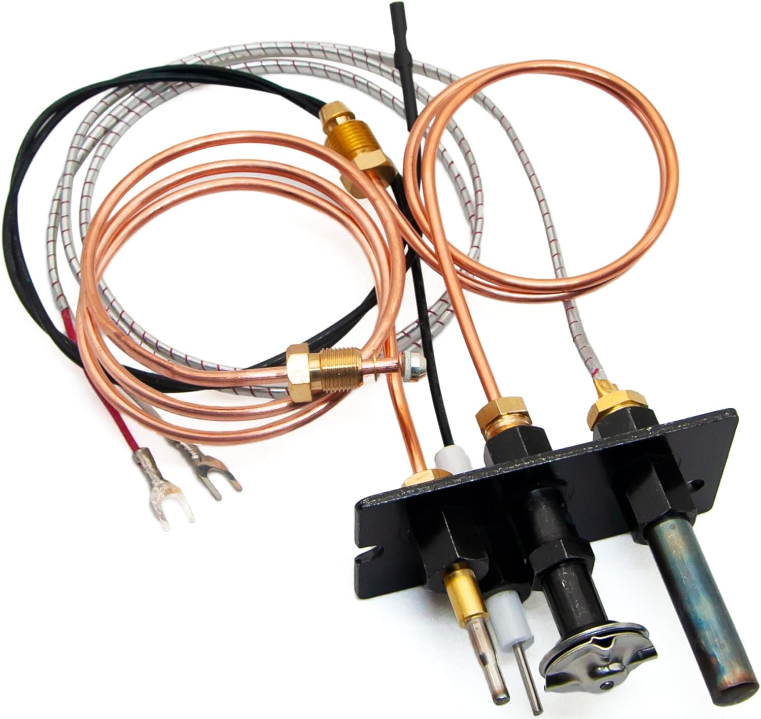 10002264 Propane and Natural Gas Pilot Assembly,LP NG 3 Way Pilot Replacement for Majestic,Temco,Vermont Castings Dutchwest,Fireplace and Stoves,Replaces 10002265