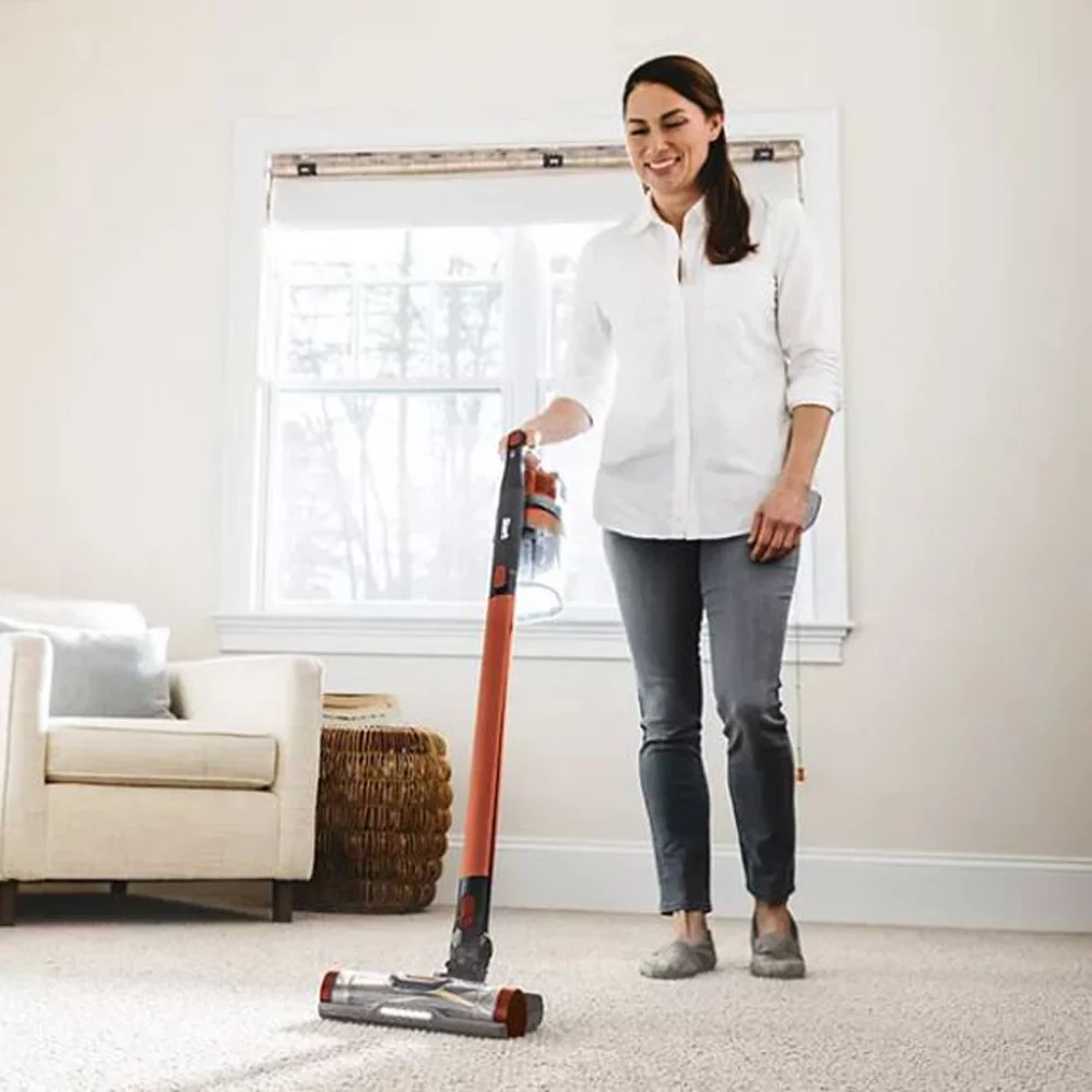 Restored Shark IZ142 Impact Pet Pro Cordless Vacuum with Zero-M Orange (Refurbished)
