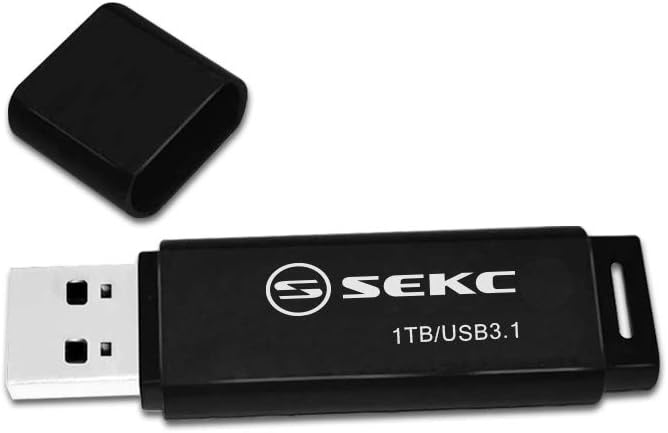 SEKC 1TB USB 3.1 Flash Drive, Read Speed up to 200MB/s, Black - SDA201T