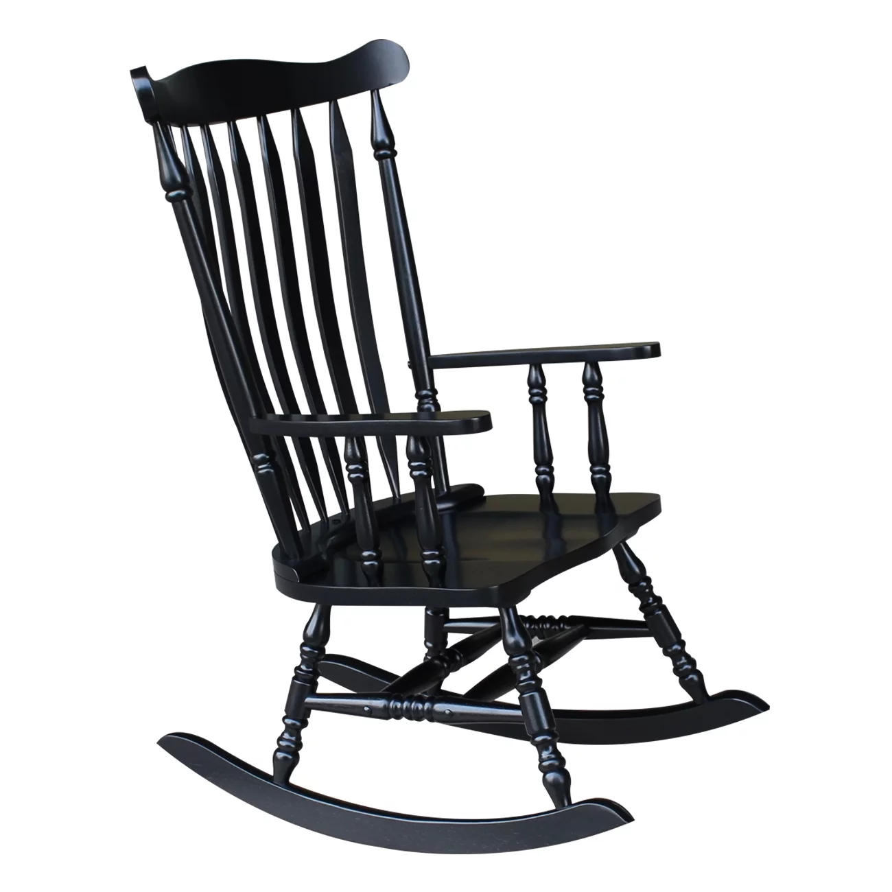 International Concepts Colonial Rocking Chair - Antique Black