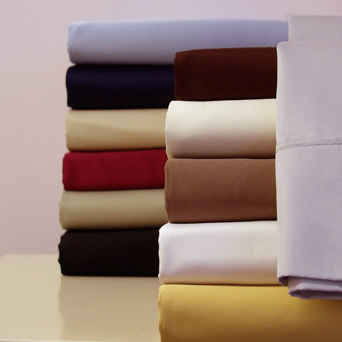 Attached Waterbed Sheets Solid 100-percent Cotton 300 Thread Count: King, Sage