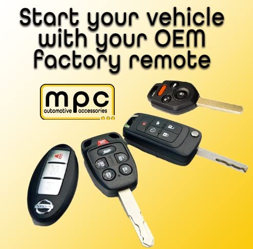 MPC Complete Remote Activated Remote Start Kit Compatible with Lexus CT200h 2011-2017 - Hybrid - Firmware Preloaded