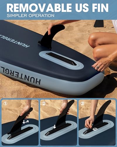 CETANA 11'6×35" Extra Wide Stand Up Paddle Board for Adults & Youth, 400lb Capacity Inflatable Paddle Board, Sup for 2+1 Person with Removable US Fin, 100L Backpack, Floating Paddle, Safety Leash