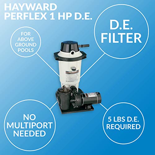 Hayward Perflex 1 HP D.E. Filter Pump System