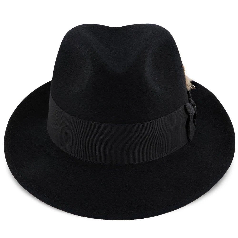 Stetson Saxon Fur Felt Fedora Hat: Size: 7 Caribou