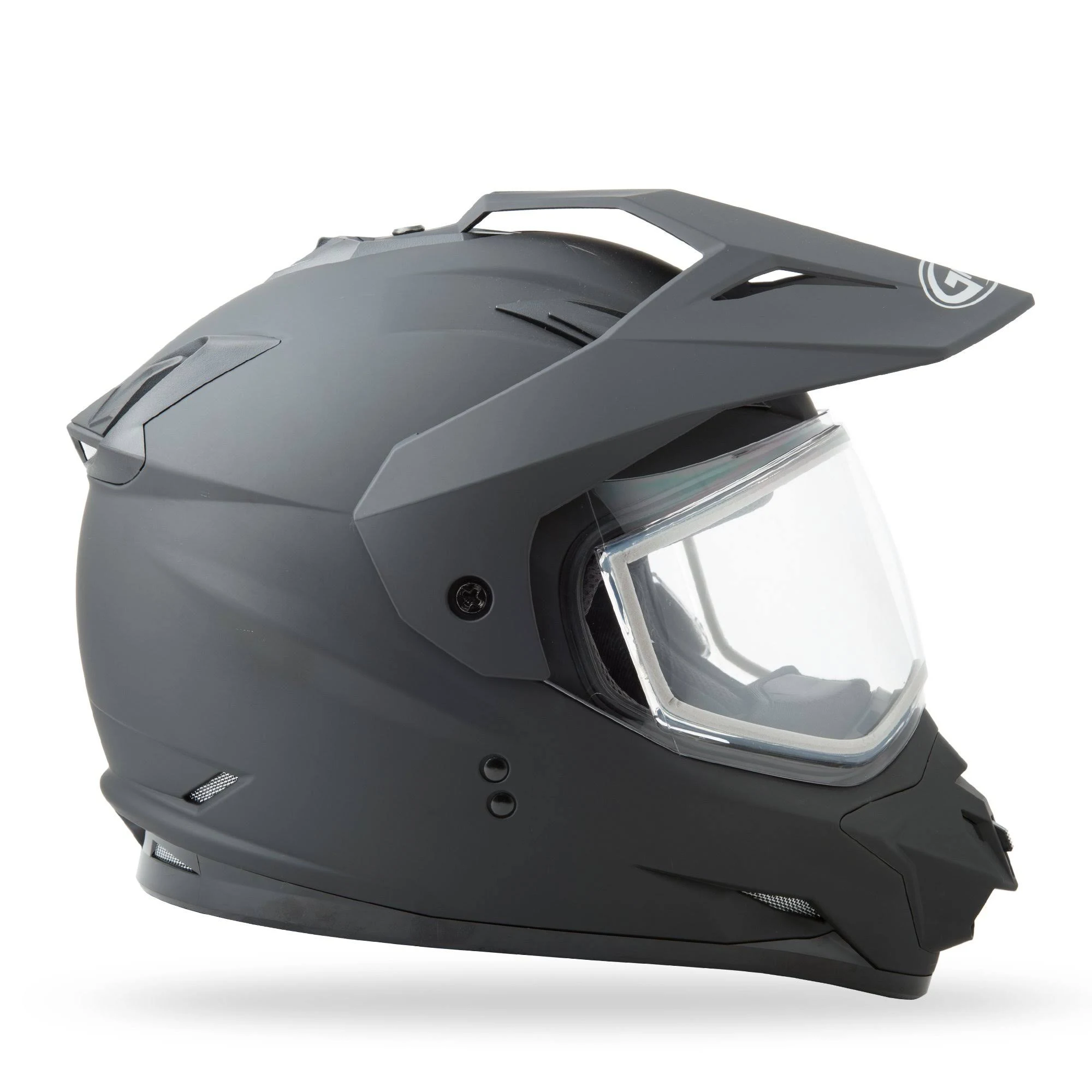 GMAX GM-11S Dual-Sport Snow Helmet Matte Black LG