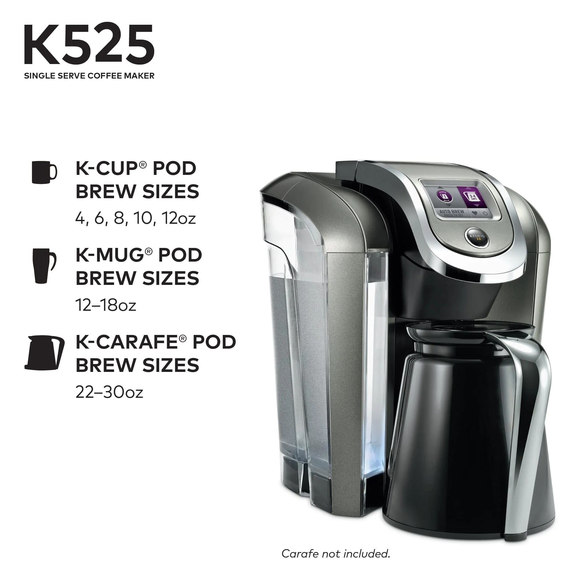 Keurig K525 Single Serve K-Cup Coffee Maker