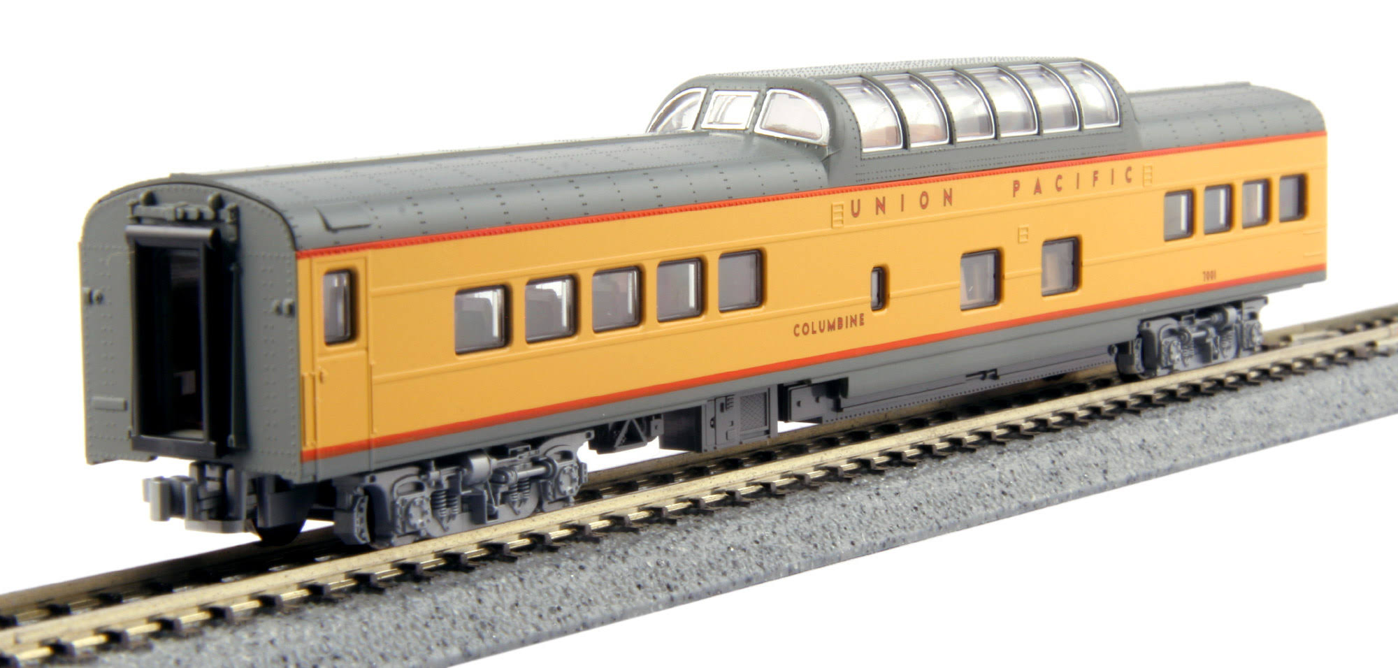 Kato N 106086 Excursion Train 7-Car Set, Union Pacific - Megean