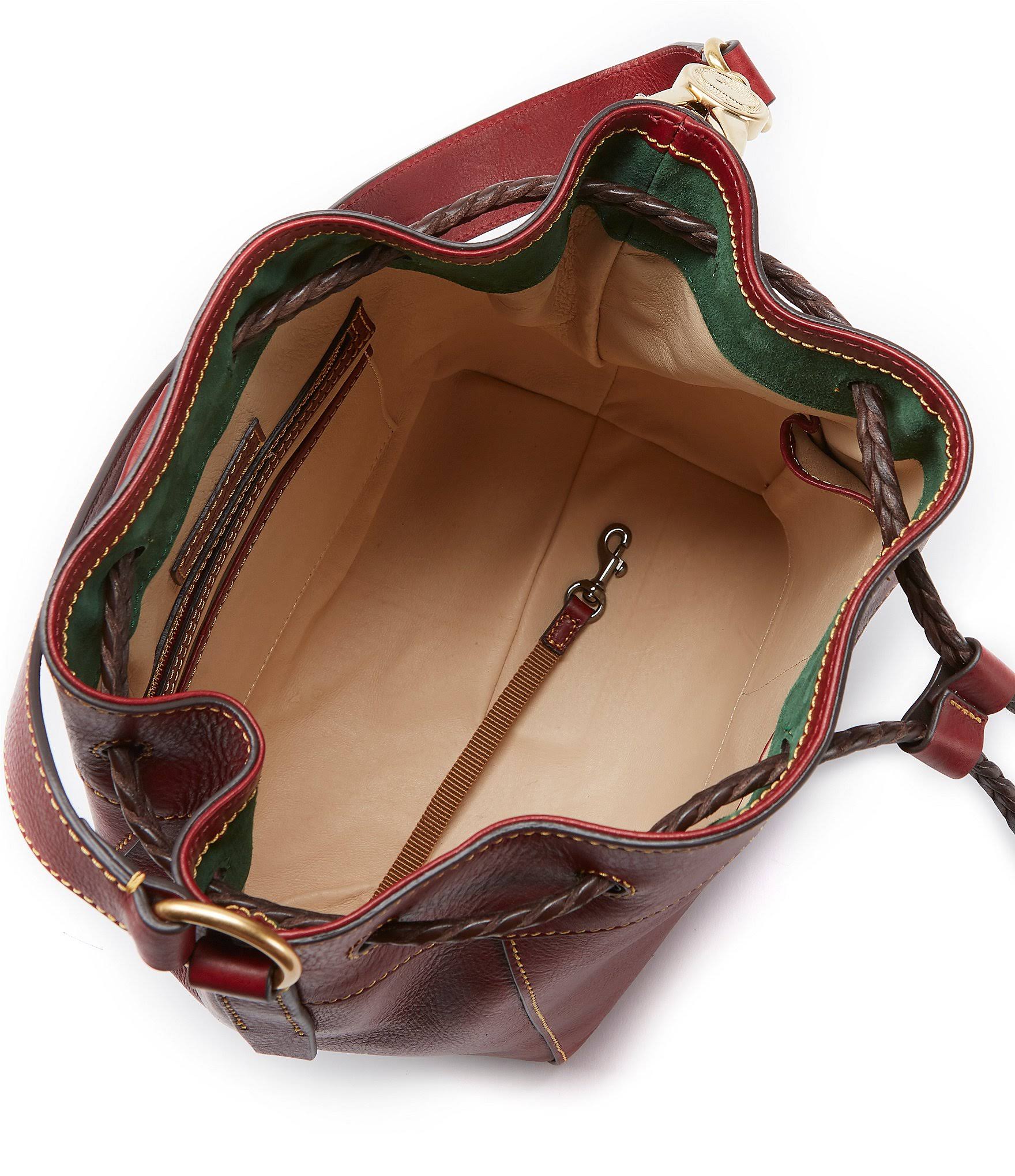 Dooney u0026 Bourke Florentine Hattie Drawstring Bucket Bag ,Bordeaux
