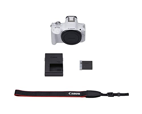 Canon EOS R50 Mirrorless Camera RF-S18-45mm F4.5-6.3 is STM Lens Kit, 24.2 Megapixel CMOS (APS-C) Sensor, 4K Video, Hybrid Camera, Photo and Video, Vlogging, Content Creator, RF Mount, Black