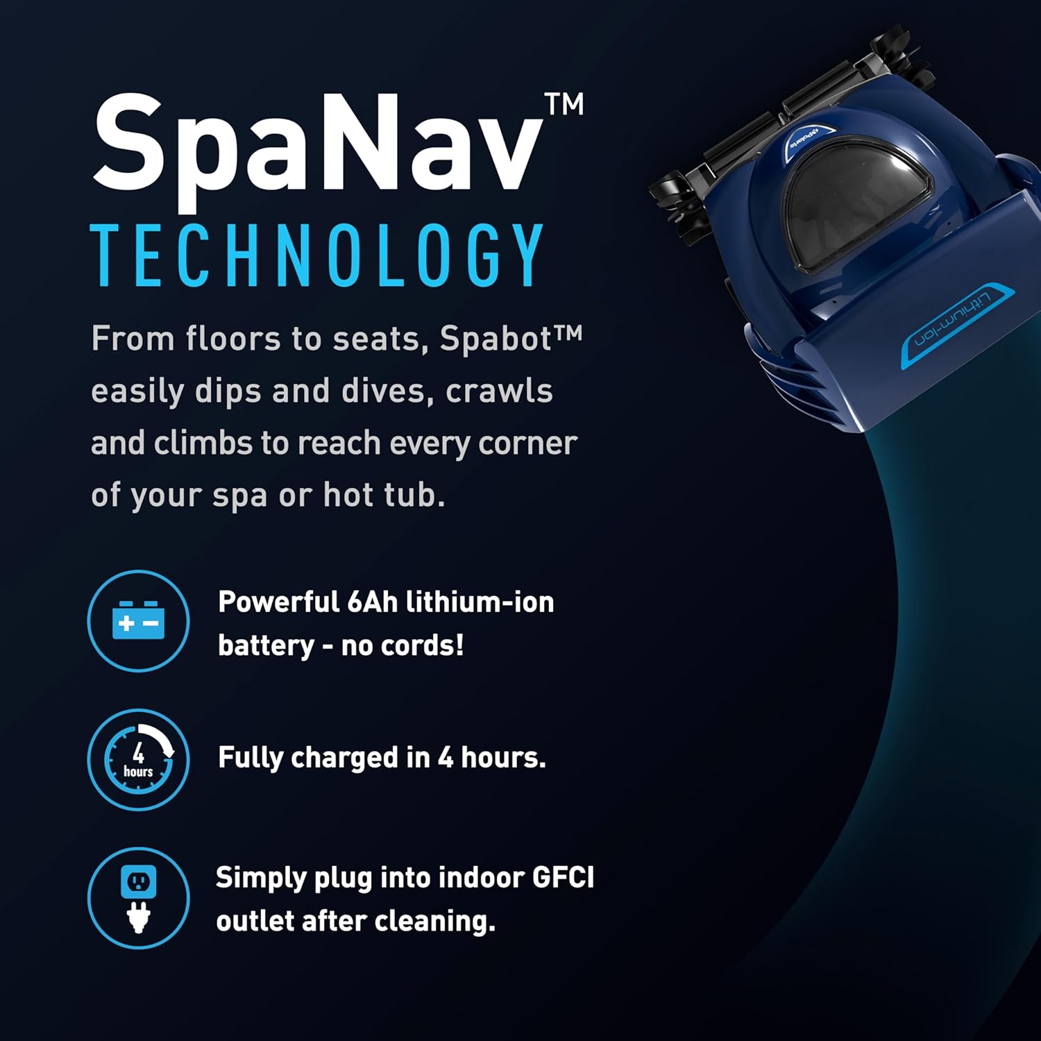 Polaris Spabot Hands-Free Automatic Spa Cleaner, Designed for In-Ground Spas & Above-Ground Hot Tubs