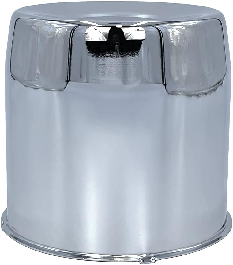 4 Chrome 5.15 Push Through Center Caps for Auto, Truck, Trailer Wheels and Rims