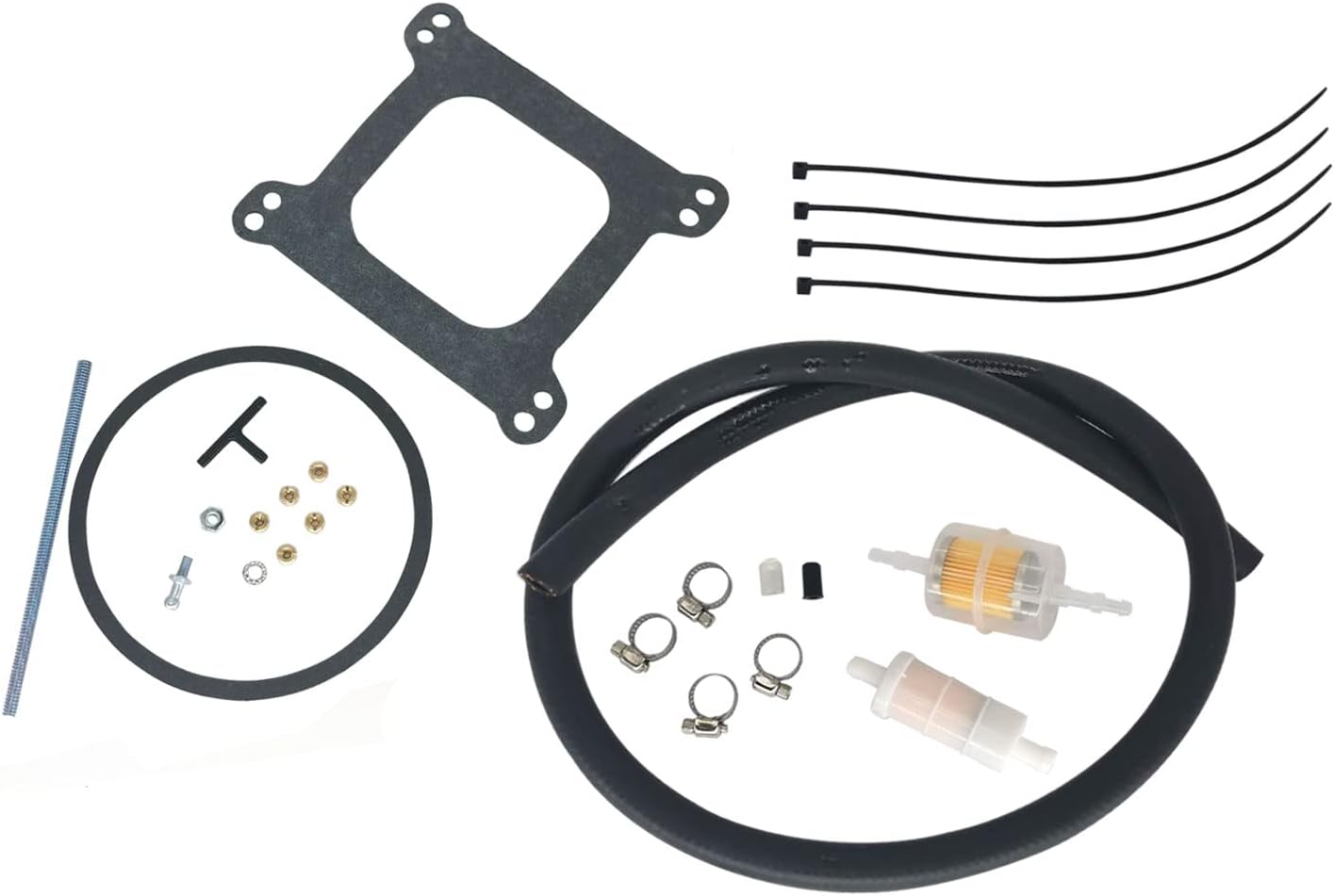 1405 Carburetor Replacement for Performer 600 CFM 4 Barrel Square Bore Performance Carburetor with Air Value Secondary Manual Electric Choke No EGR (1405)