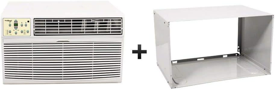 Koldfront WTC12001WSLV 12,000 BTU 208/230V Through the Wall Heat/Cool Air Conditioner with Sleeve
