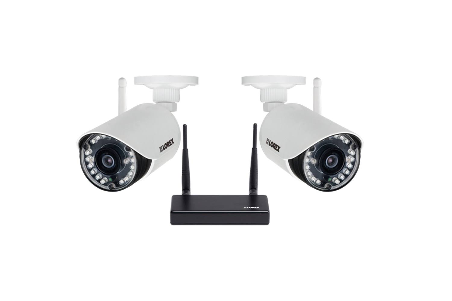 Lorex LH04141TC2WB - 4-Channel 720p HD 1TB DVR with 2 Wireless Cameras