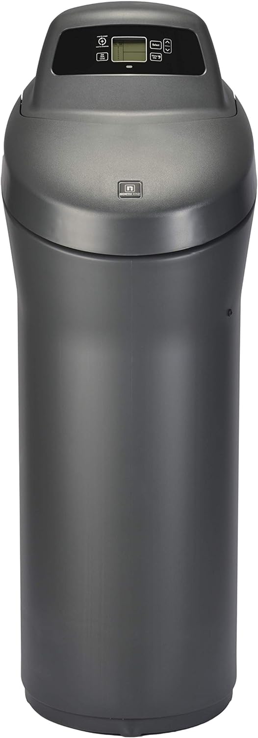 North Star NSC42 Water Softener | 42,055-Grain Capacity | AutoSense Salt-Saving Technology | For Homes With 1-6+ Persons | NSF Certified to Reduce Hard Water Scale (NSC4218)