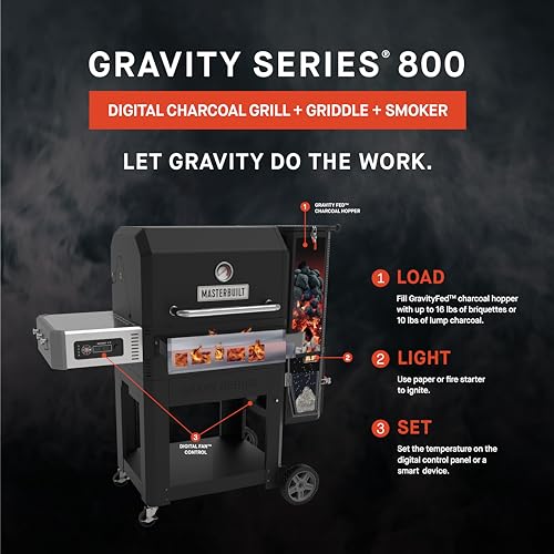 Gravity Series® 600 Digital WiFi Charcoal Grill and Smoker
