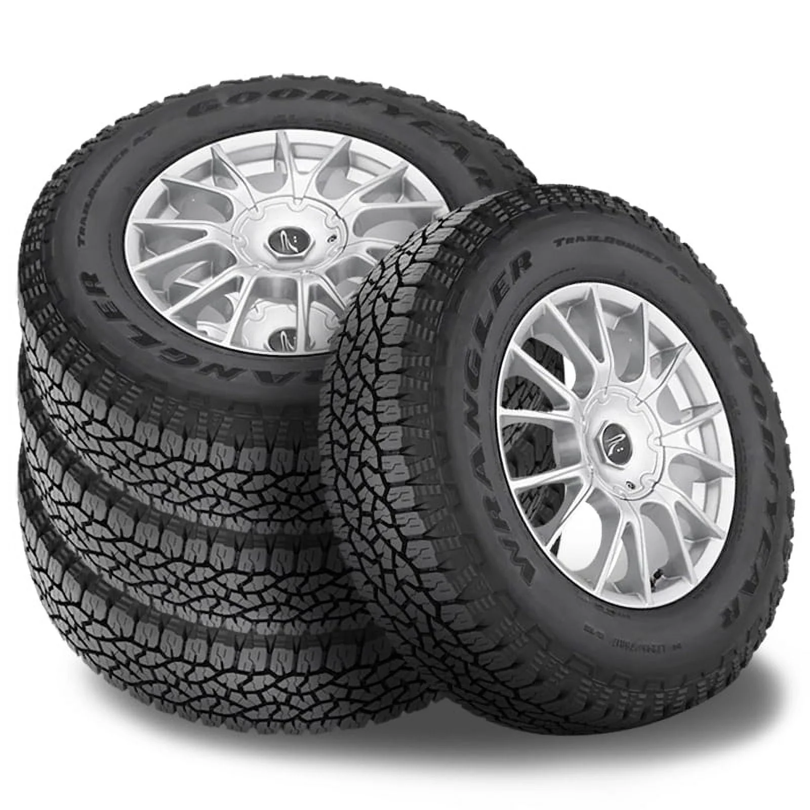 4 Goodyear Wrangler TrailRunner AT 235/75R15 105S 55K Mile All Terrain Tires 741126681 / 235/75/15 / 2357515