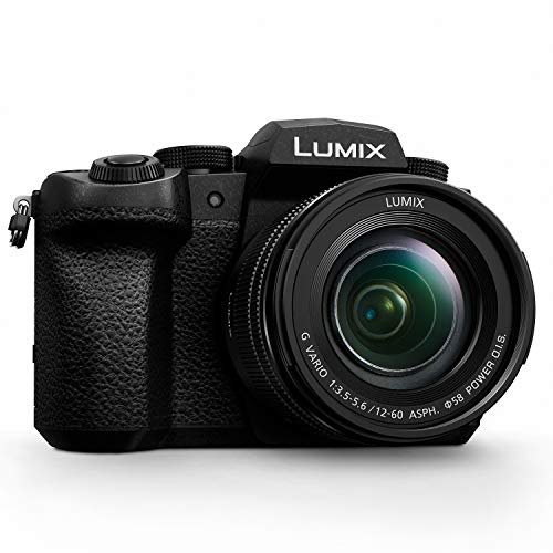 Panasonic LUMIX G95D 20.3 Megapixel Mirrorless Camera, 12-60mm F3.5-5.6 Micro Four Thirds Lens, 5-Axis Dual I.S. 2, 4K 24p 30p Video, Pre-Installed V-Log L, 3” OLED Touchscreen - DC-G95DMK(Black)