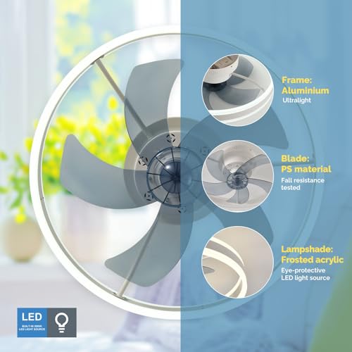 Orison Low Profile Ceiling Fan with Light