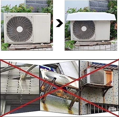 Mini Split Covers For Outside Units Air Conditioner Unit And Heat Pump Cover Large Condenser Cover For Outside Units Top Universal AC Cover Defender