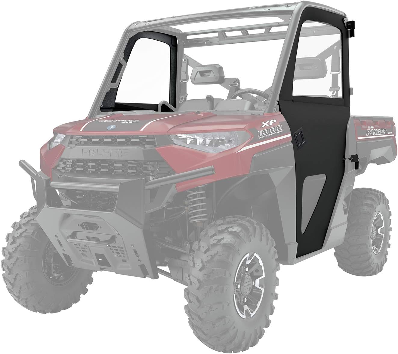 2019-2022 Genuine Polaris Ranger XP 1000 / Crew Front Zip Window Canvas Doors - Black - 2882902