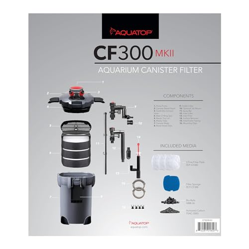 Aquatop Fish Tank Aquarium Canister Filter