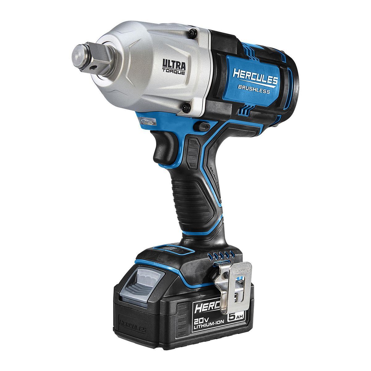HERCULES 20V Brushless Cordless, 3/4 in. Ultra Torque Impact Wrench with Friction Ring - Tool Only