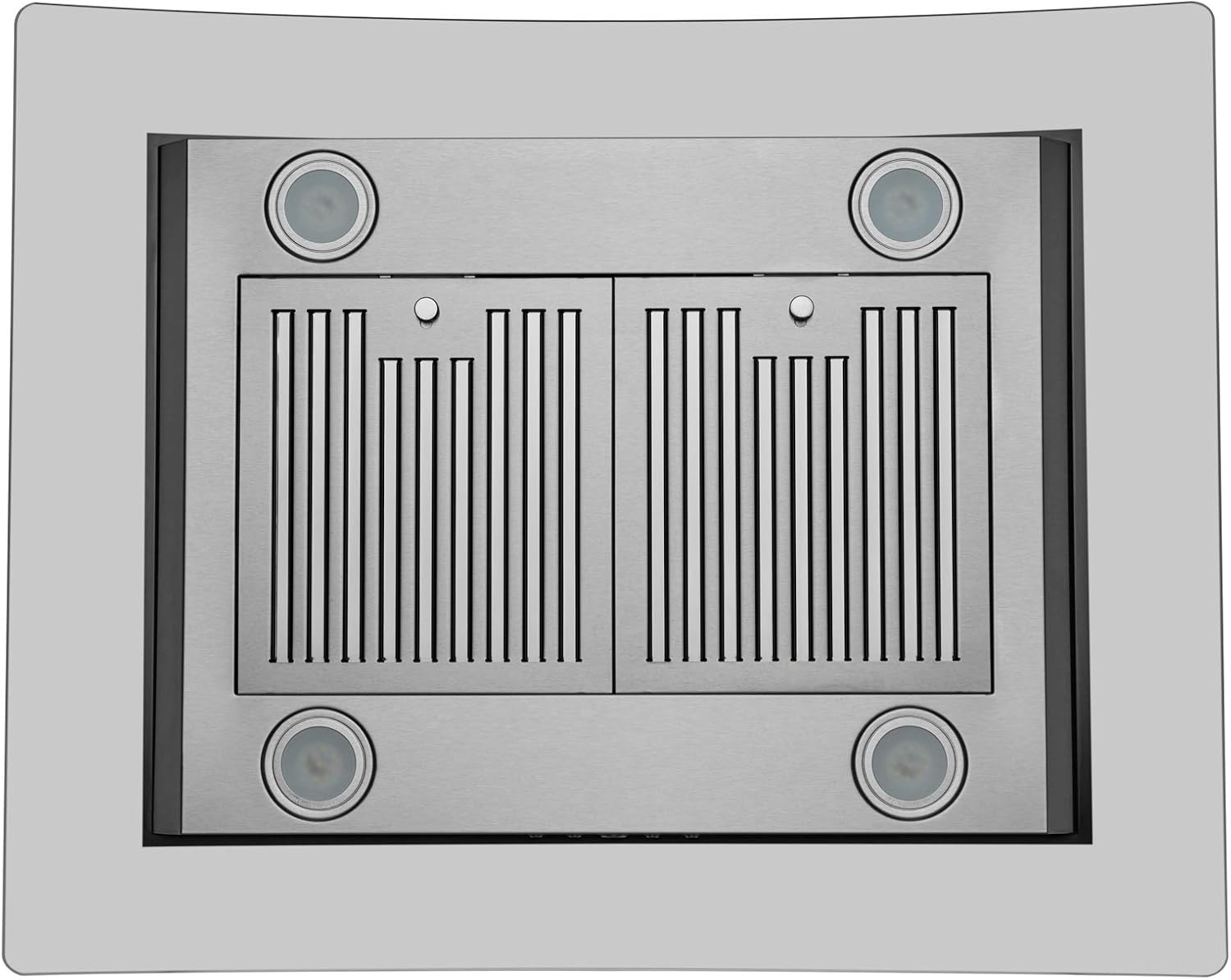Hauslane IS-200SS-36 36 in. Convertible Island Range Hood44; Stainless Steel