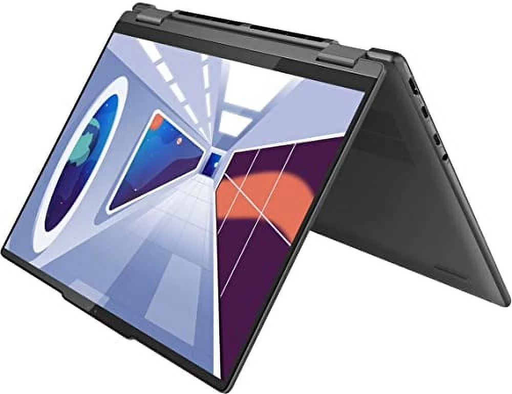 Lenovo Yoga 7 2023 2-in-1 Laptop 14" 2240x1400 IPS Touchscreen 10-Core Intel i7-1355U 16GB RAM 512GB SSD Iris Xe Graphics Thunderbolt 4 Wi-Fi 6E Backlit KB Fingerprint Windows 11 Home w/ONT 32GB USB - Curated Treasures Market