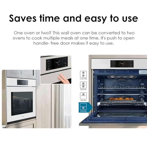 SAMSUNG Bespoke 30" Microwave Combination Wall Oven with Flex Duo™