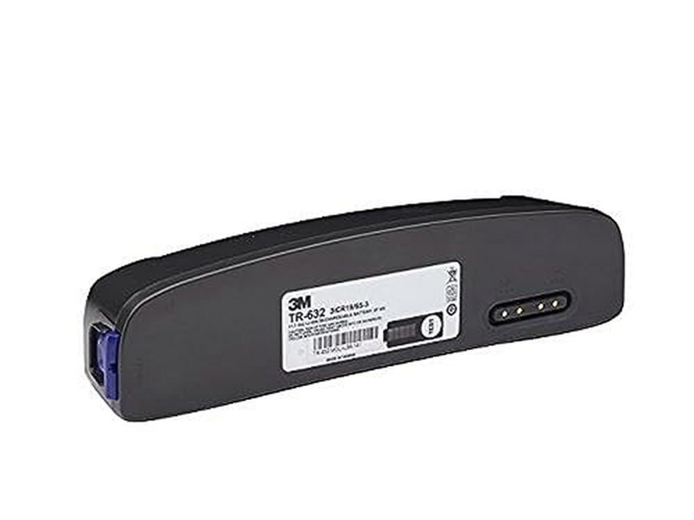 3M PAPR, Versaflo High Capacity Battery TR-632, For TR-600 Powered Air Purifying Respirator, NIOSH Approved, 1/Case