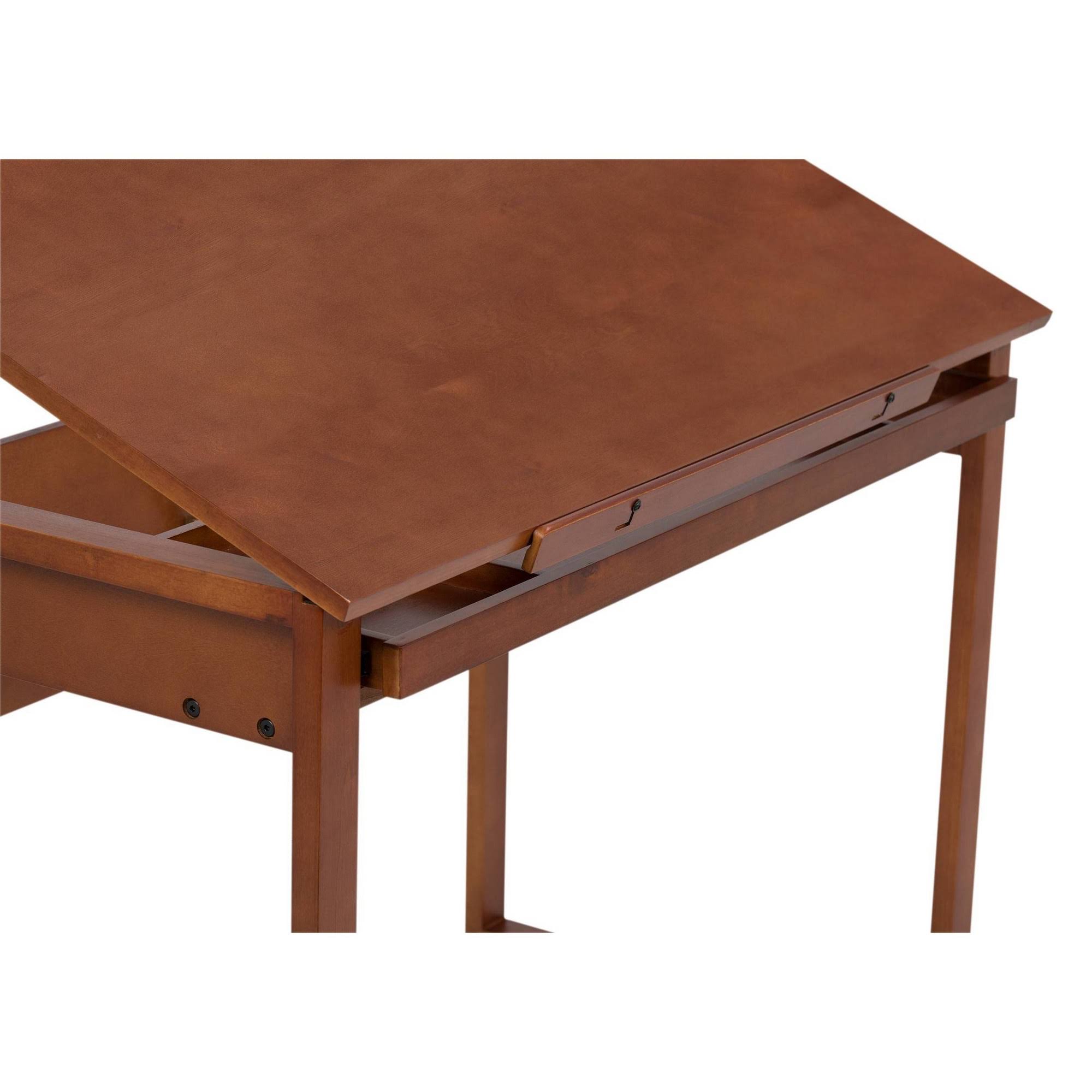 Canvas u0026 Color Wood Drawing Table Sonoma Brown - Studio Designs