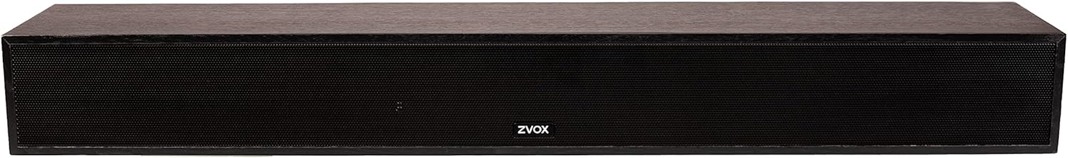 ZVOX AccuVoice 24" Wood TV Speaker with 12 Levels of Voice Boost - AV357, 30-Day in Home Trial (Black)