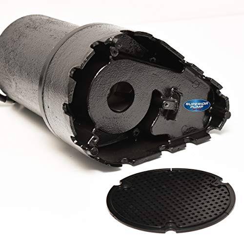 Superior Pump 92331 Tethered Iron Sump Pump, 1/3 HP