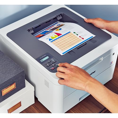 Brother HL-L3210CW Compact Digital Color Printer Providing Laser Printer Quality Results with Wireless