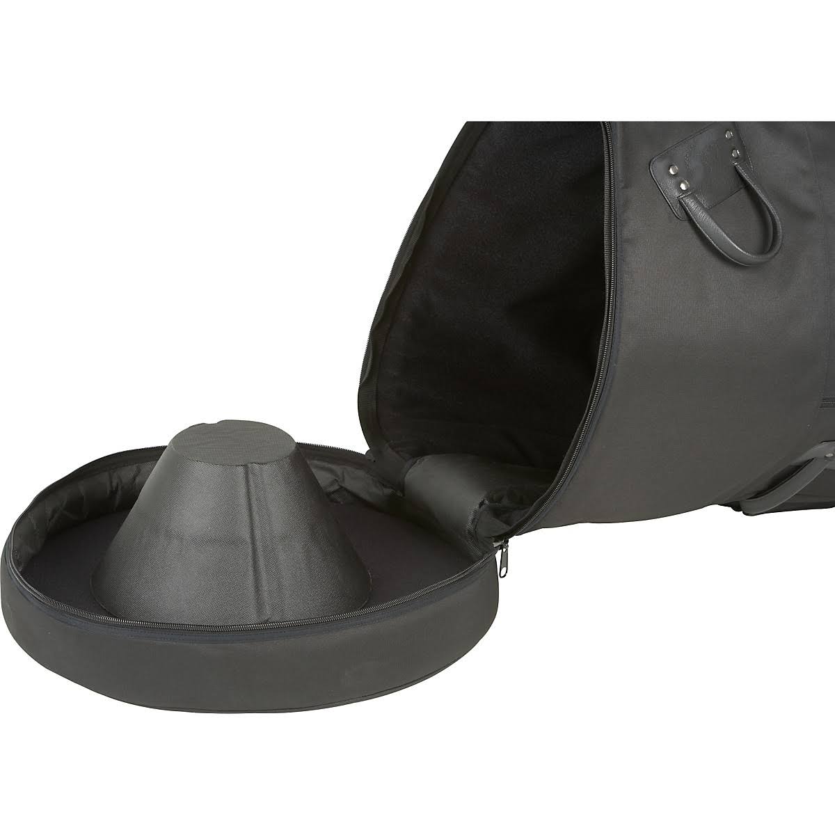 Gard Mid-Suspension Large 20x22 Bell Tuba Gig Bag 64-MLK Black Ultra Leather