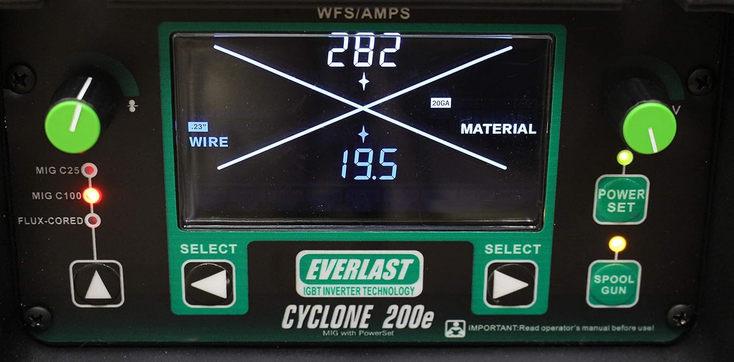 2020 Everlast Power-i-MIG 200E MIG Welder 180a 110/220v