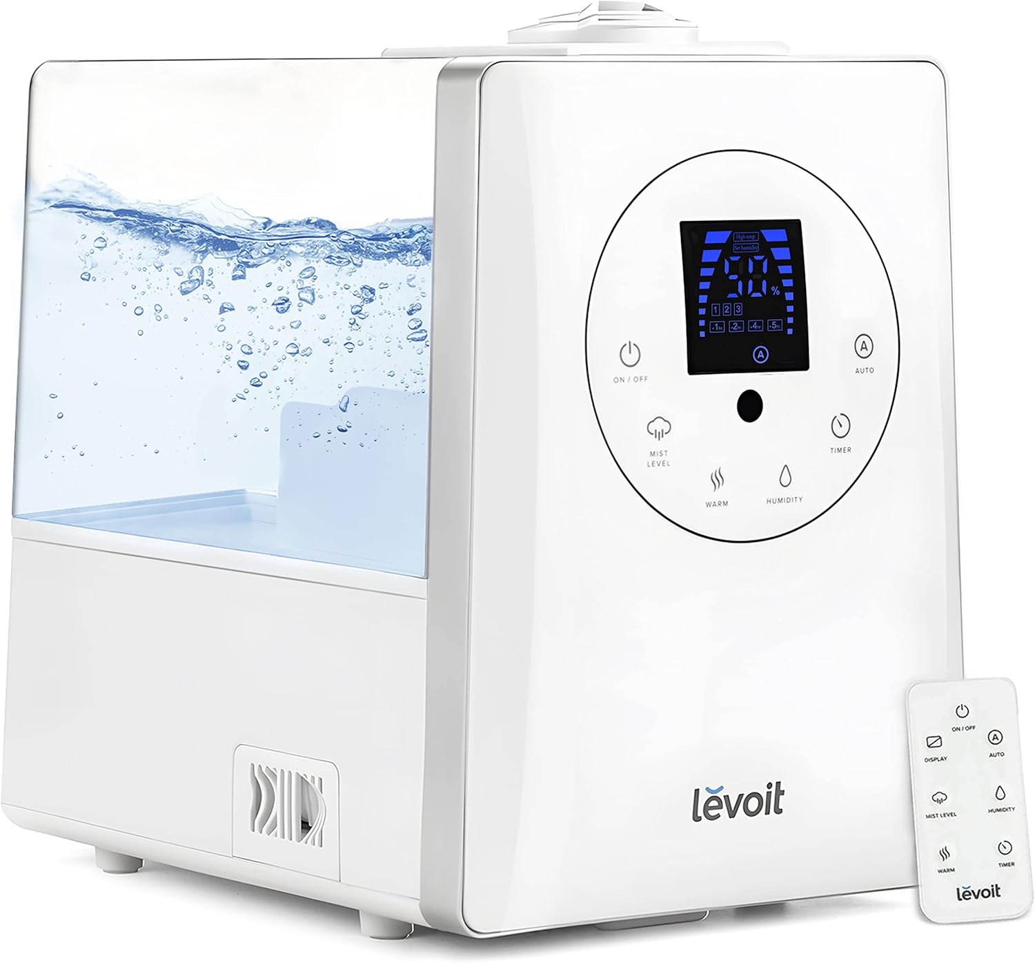 LEVOIT Air Purifier and Humidifier Bundle for Large Rooms - Vital 200S-P and Hybrid Ultrasonic Models