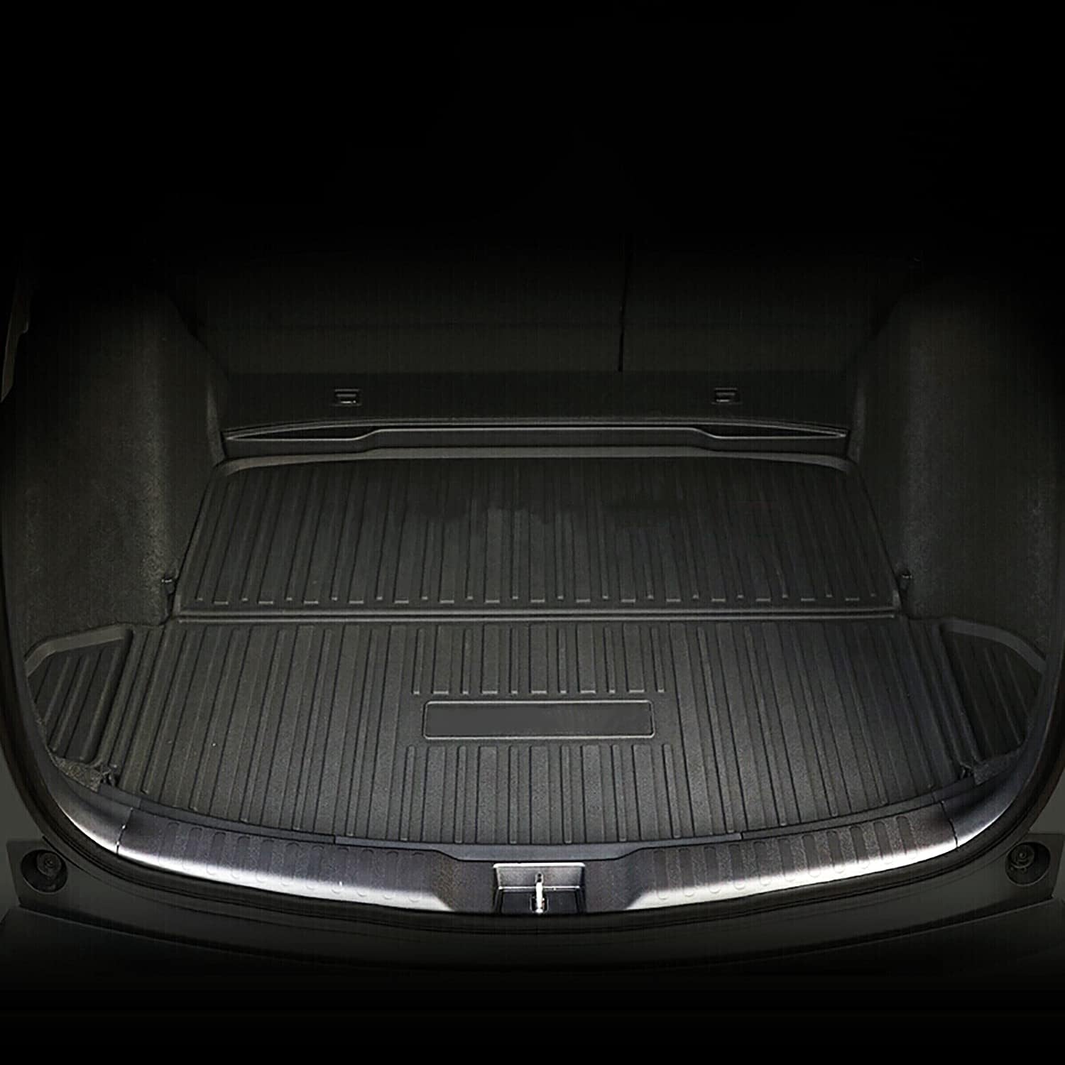CARORMOKE Cargo Liner Trunk Mat Cargo Tray Black 2021 Compatible with 2017-2020 Honda CRV (Do Not Fit for Trunk with Subwoofer Or Honda CRV Touring)