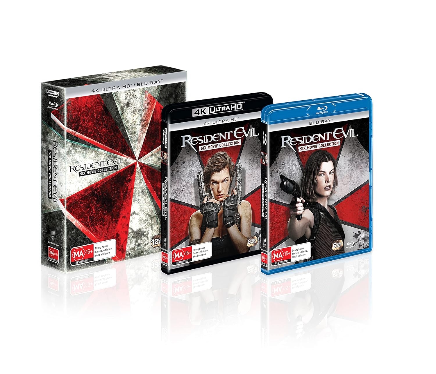 Resident Evil: 6 Film 4K Collection (Resident Evil/Resident Evil: Afterlife/Resident Evil: Apocalypse/Resident Evil: Extinction/Resident Evil: Retribution/Resident Evil: The Final Chapter)