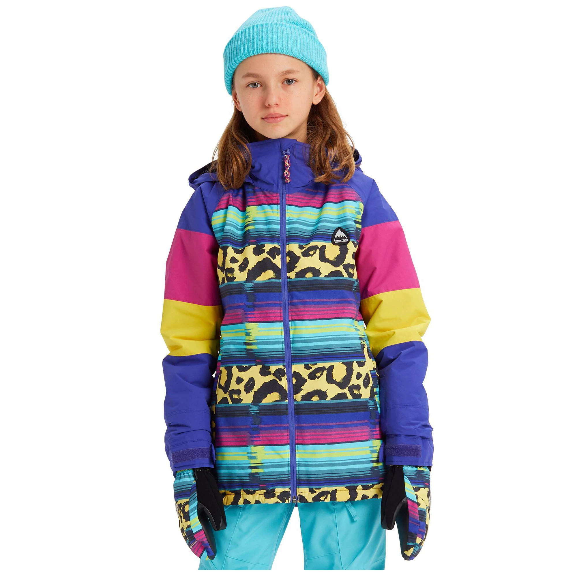 Burton Girls& Hart Jacket, Leopardy Cat Multi, L