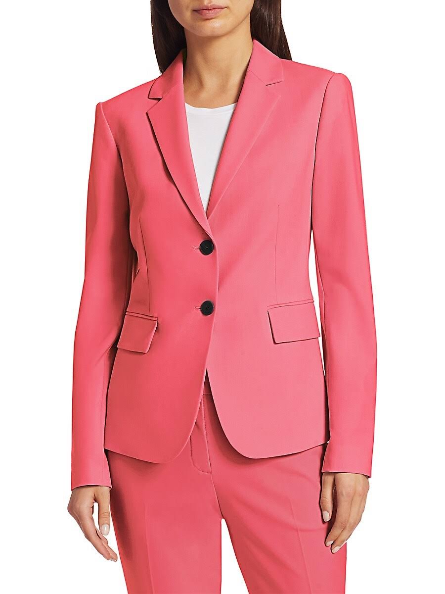 Theory Carissa Wool-Blend Blazer 4 / Deep Navy
