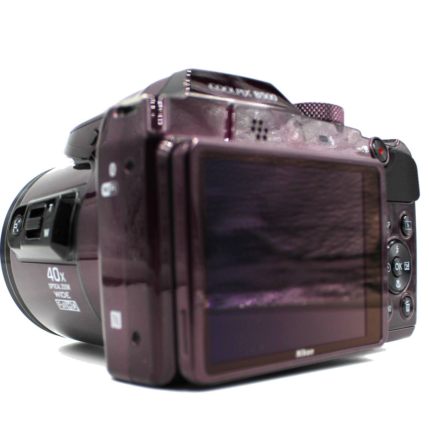 Coolpix B500 16.0-Megapixel Digital Camera - Plum, Purple