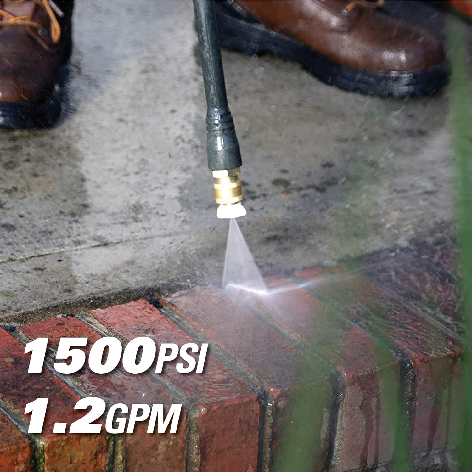 Greenworks 1500 PSI 1.2 GPM Pressure Washer (Upright Hand-Carry)