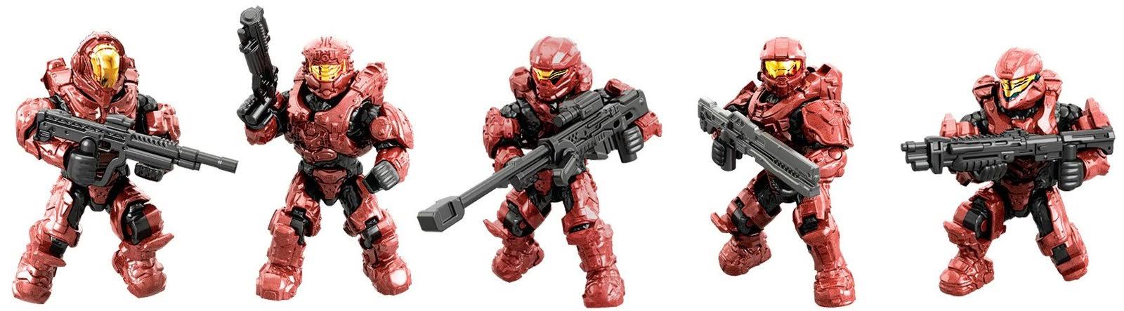 Mega Bloks Halo UNSC Fireteam Crimson Battle Set