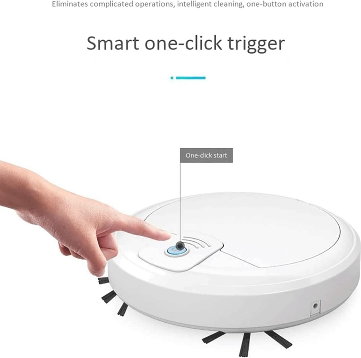 Robot Vacuum Cleaner High Suction, Auto Self-Charging Robotic Vacuum Cleaner, Works On Hard Floor & Low Pile Carpet, Pet Hair