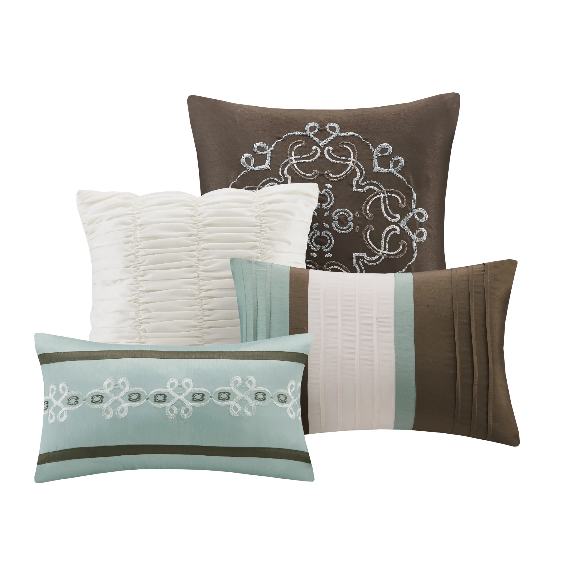 Home Essence Seafoam 24 Piece Room in a Bag, Cal King